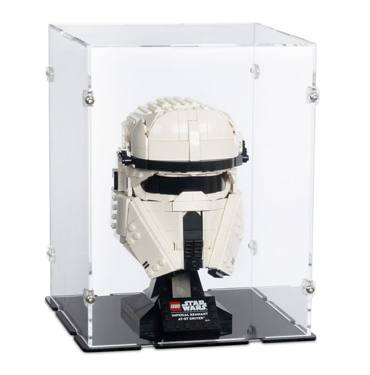 Imperial Remnant AT-RT Driver Helmet Display Case for LEGO 75458