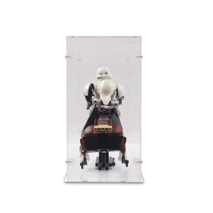 Scout Trooper & Speeder Bike Display Case for LEGO 75532