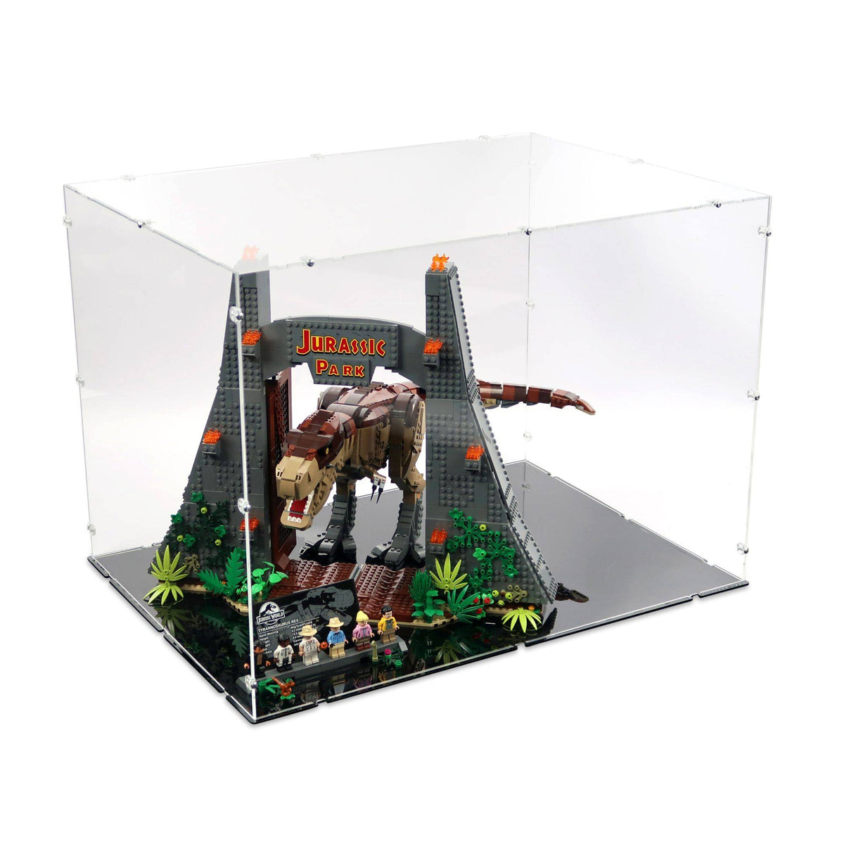 Jurassic Park: T Rex Rampage Display Case for LEGO 75936