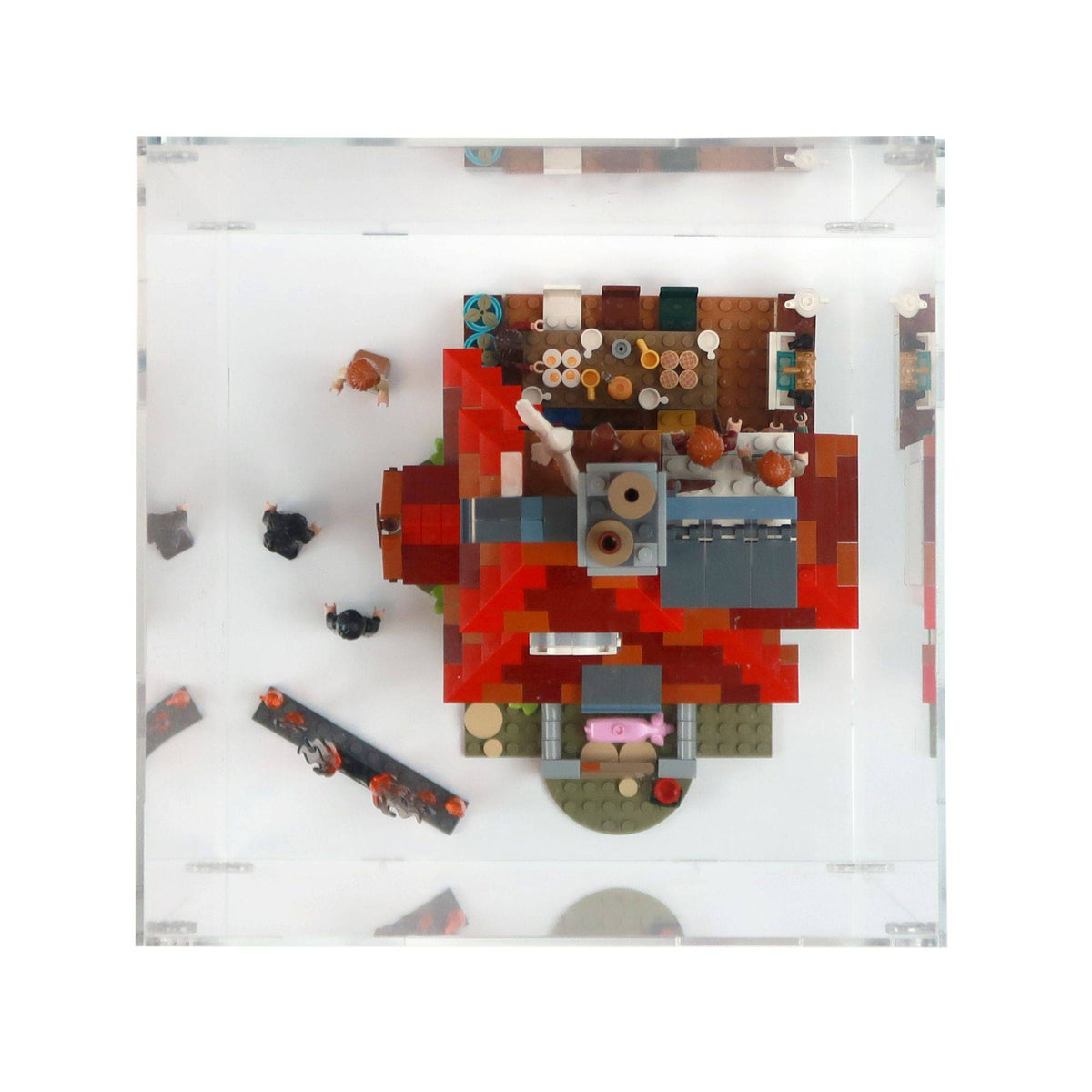 Attack on the Burrow Display Case for LEGO 75980