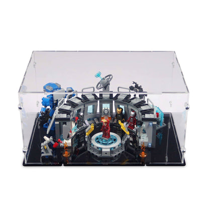 Iron Man Hall of Armor Display Case for LEGO 76125