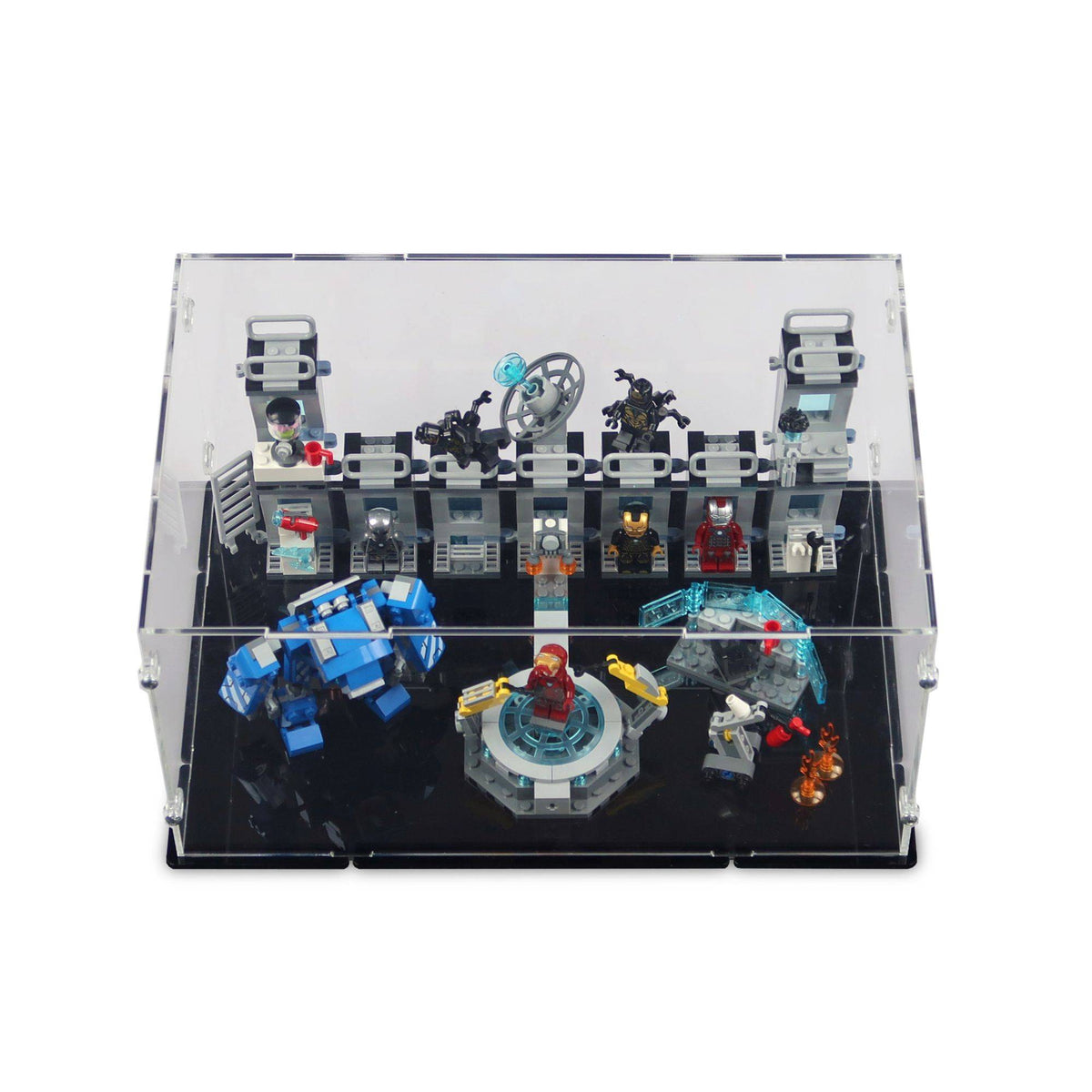 Iron Man Hall of Armor Display Case for LEGO 76125