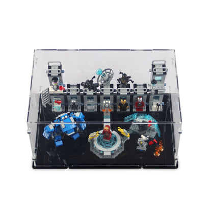 Iron Man Hall of Armor Display Case for LEGO 76125
