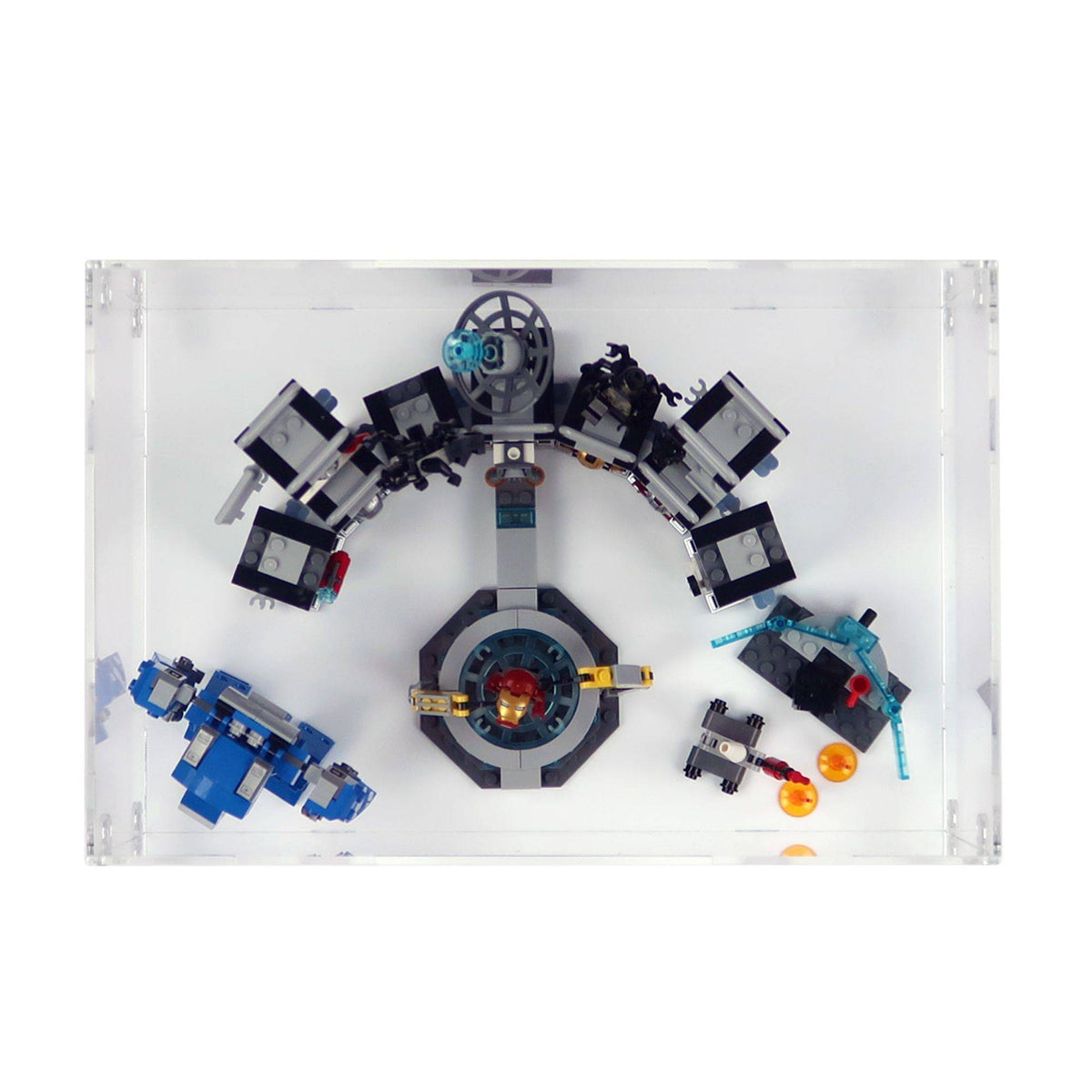Iron Man Hall of Armor Display Case for LEGO 76125