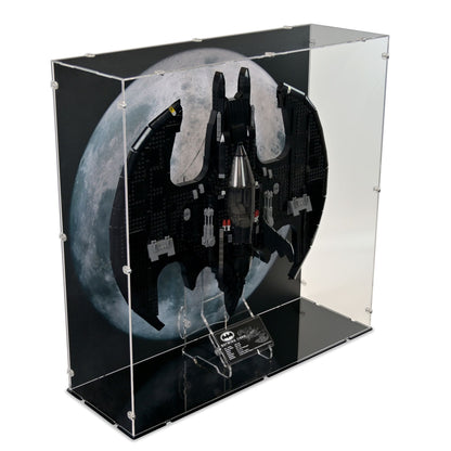 UCS 1989 Batwing (Vertical) Display Case & Stand for LEGO 76161