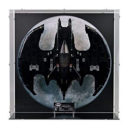 UCS 1989 Batwing (Vertical) Display Case & Stand for LEGO 76161