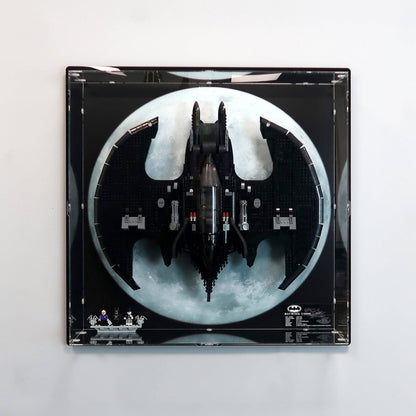 UCS 1989 Batwing Wall Display Case for LEGO 76161