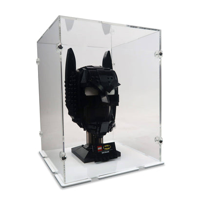 Batman Cowl Helmet Display Case for LEGO 76182