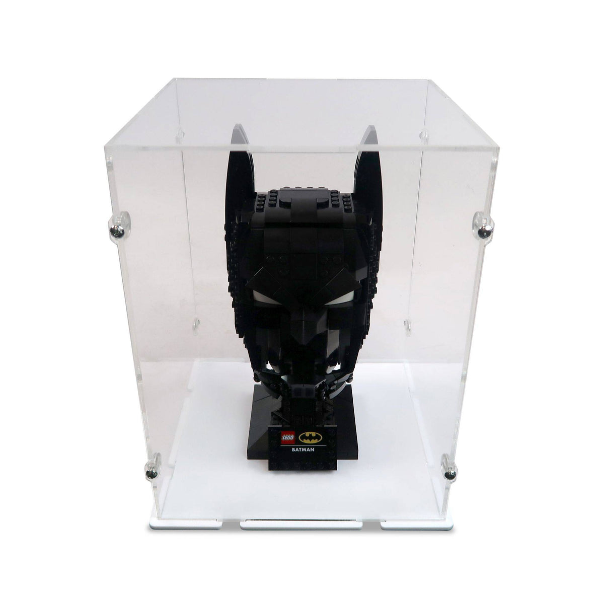 Batman Cowl Helmet Display Case for LEGO 76182