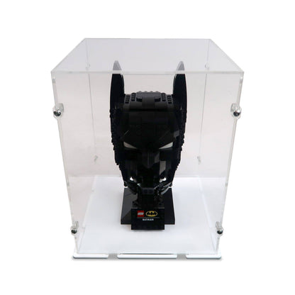 Batman Cowl Helmet Display Case for LEGO 76182