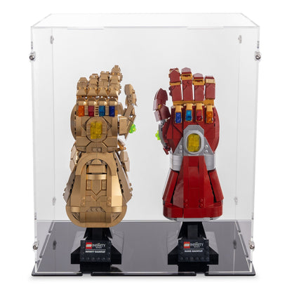 2x Gauntlet Display Case for LEGO 76191 & 76223