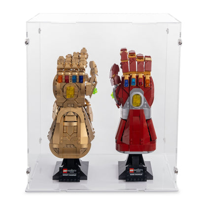 2x Gauntlet Display Case for LEGO 76191 & 76223