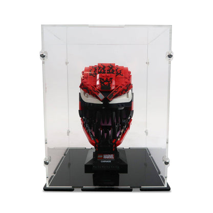Carnage Helmet Display Case for LEGO 76199