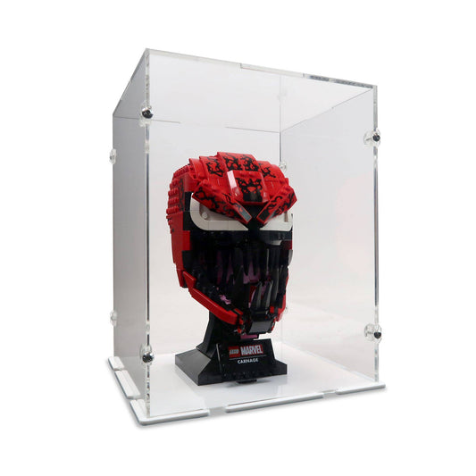 Carnage Helmet Display Case for LEGO 76199