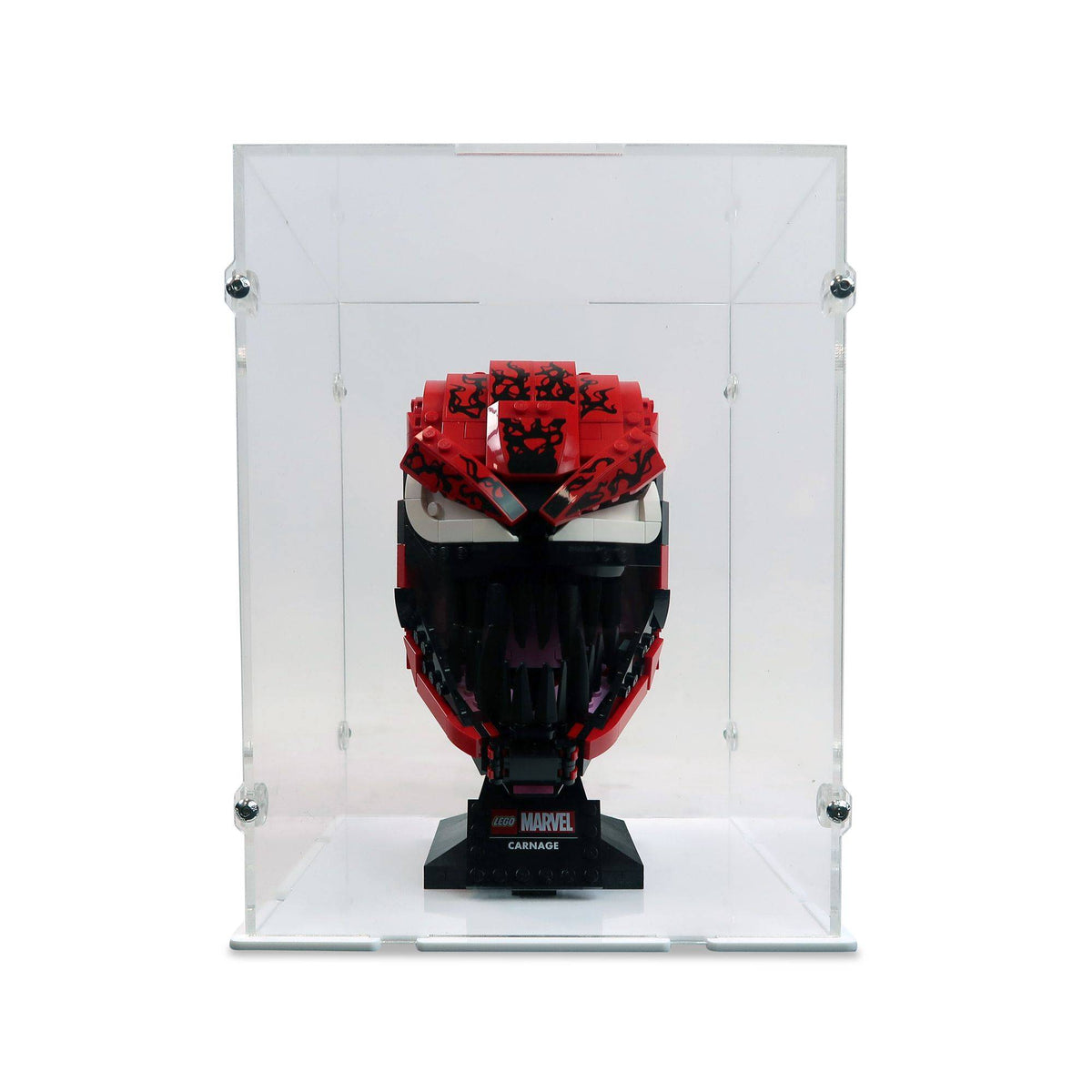 Carnage Helmet Display Case for LEGO 76199