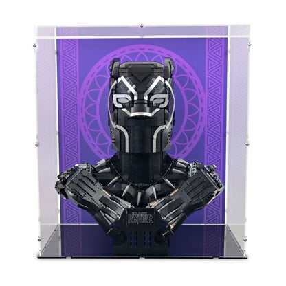 Black Panther Display Case for LEGO 76215