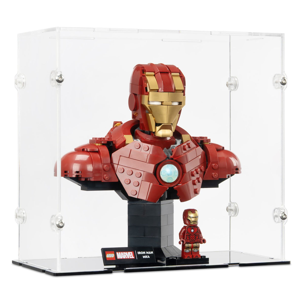 Marvel Iron Man MK4 Bust Display Case for LEGO 76327
