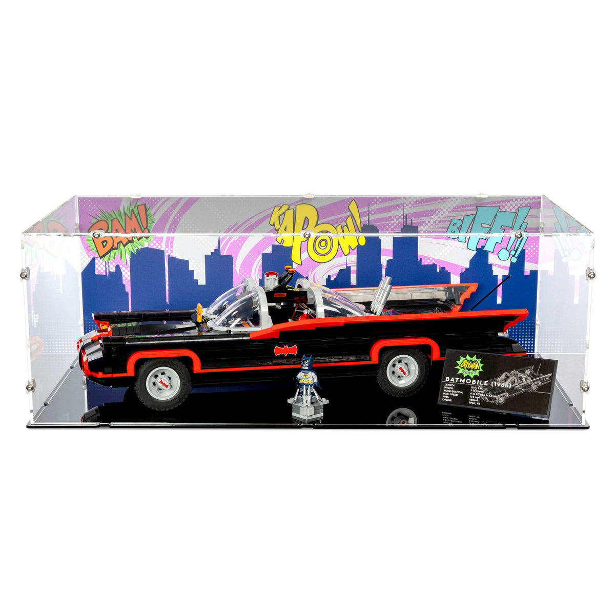 Batman The Classic TV Series Batmobile Display Case for LEGO 76328