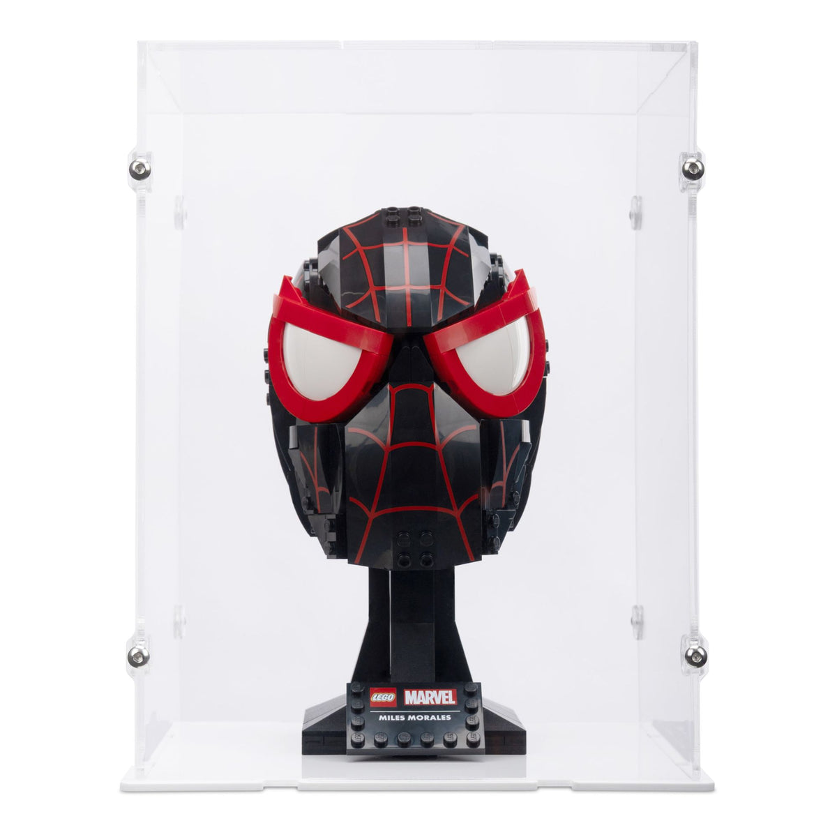 Marvel Miles Morales' Mask Display Case for LEGO 76329
