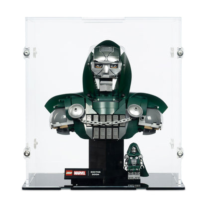 Doctor Doom Bust Display Case for LEGO 76345