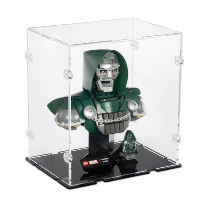 Doctor Doom Bust Display Case for LEGO 76345