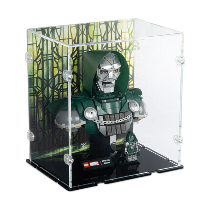 Doctor Doom Bust Display Case for LEGO 76345