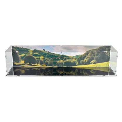 Hogwarts Express & Hogsmeade Station Display Case for LEGO 76423