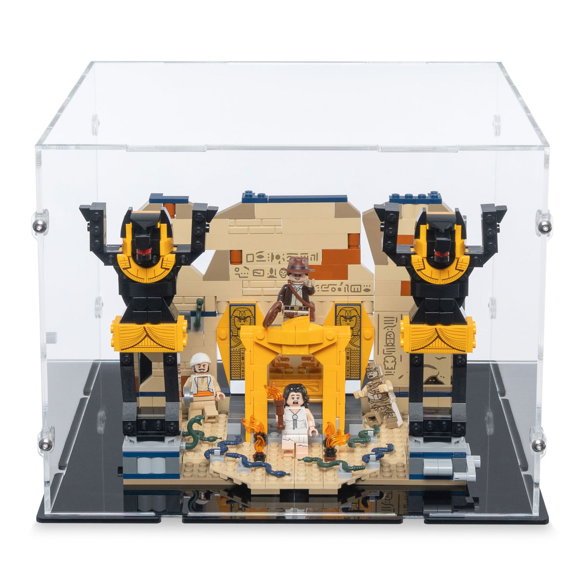 Escape from the Lost Tomb Display Case for LEGO 77013