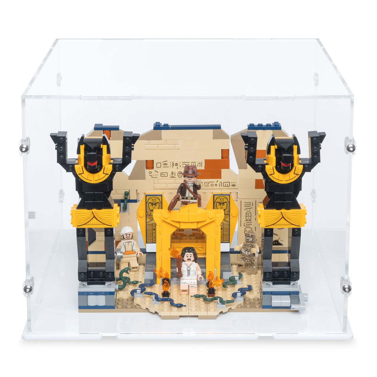 Escape from the Lost Tomb Display Case for LEGO 77013