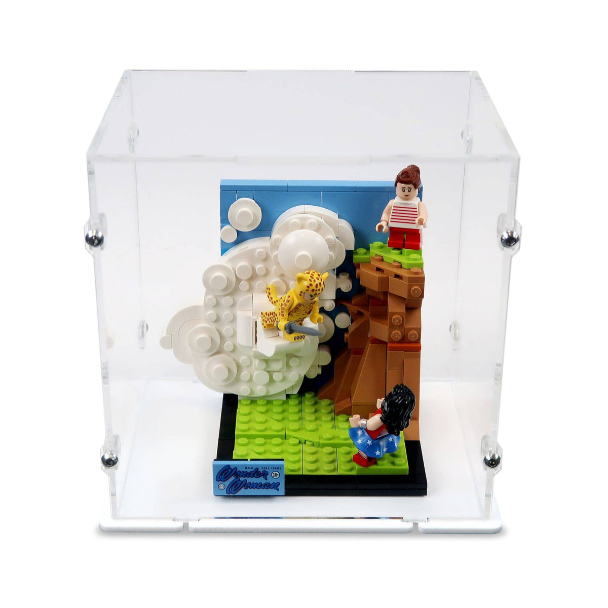 Wonder Woman Display Case for LEGO 77906