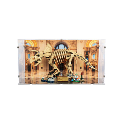Dinosaur Fossils: Triceratops Display Case for LEGO 77985