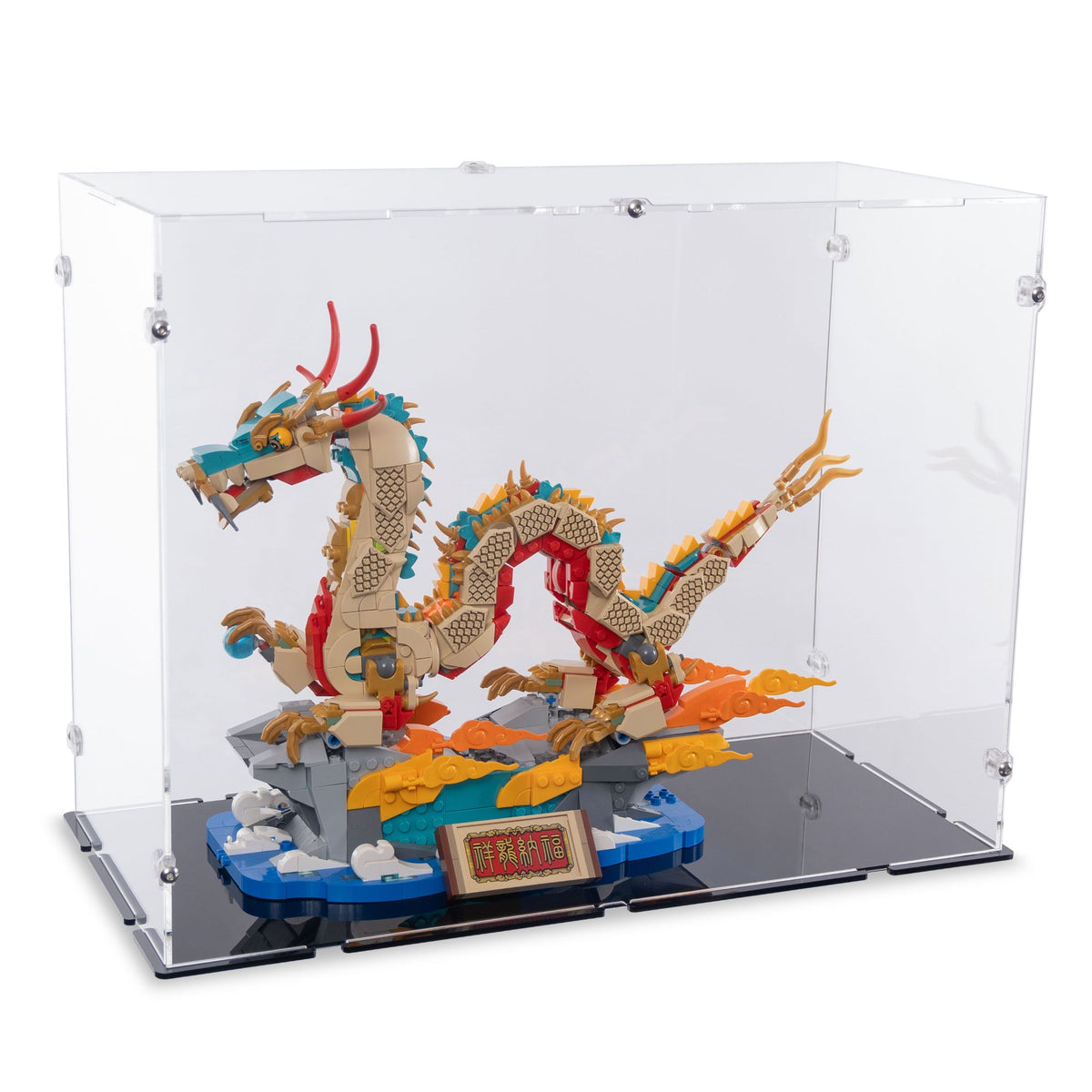 Auspicious Dragon Display Case for LEGO 80112