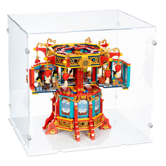 Chinese New Year Trotting Lantern Display Case for LEGO 80116