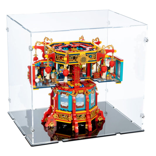 Chinese New Year Trotting Lantern Display Case for LEGO 80116