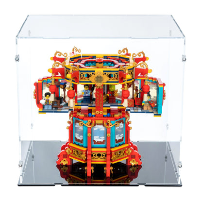 Chinese New Year Trotting Lantern Display Case for LEGO 80116