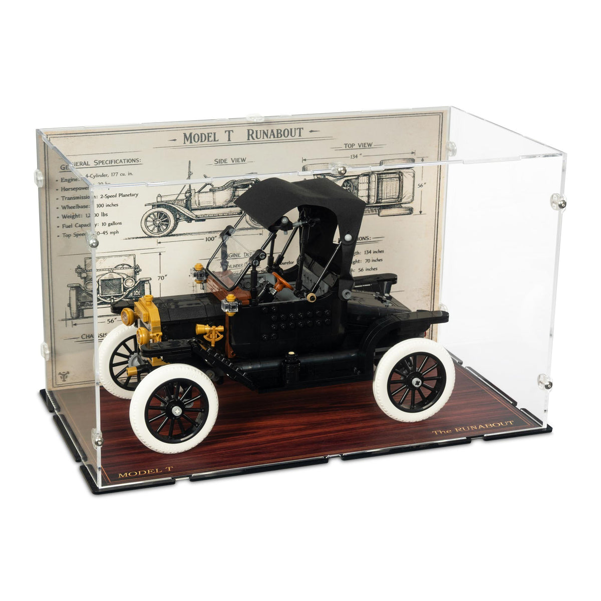 Ford Model T Display Case for LEGO 11376