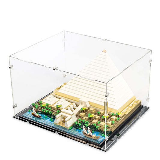 Great Pyramid of Giza Display Case for LEGO 21058