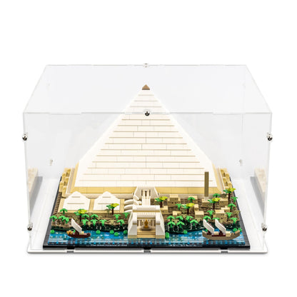 Great Pyramid of Giza Display Case for LEGO 21058