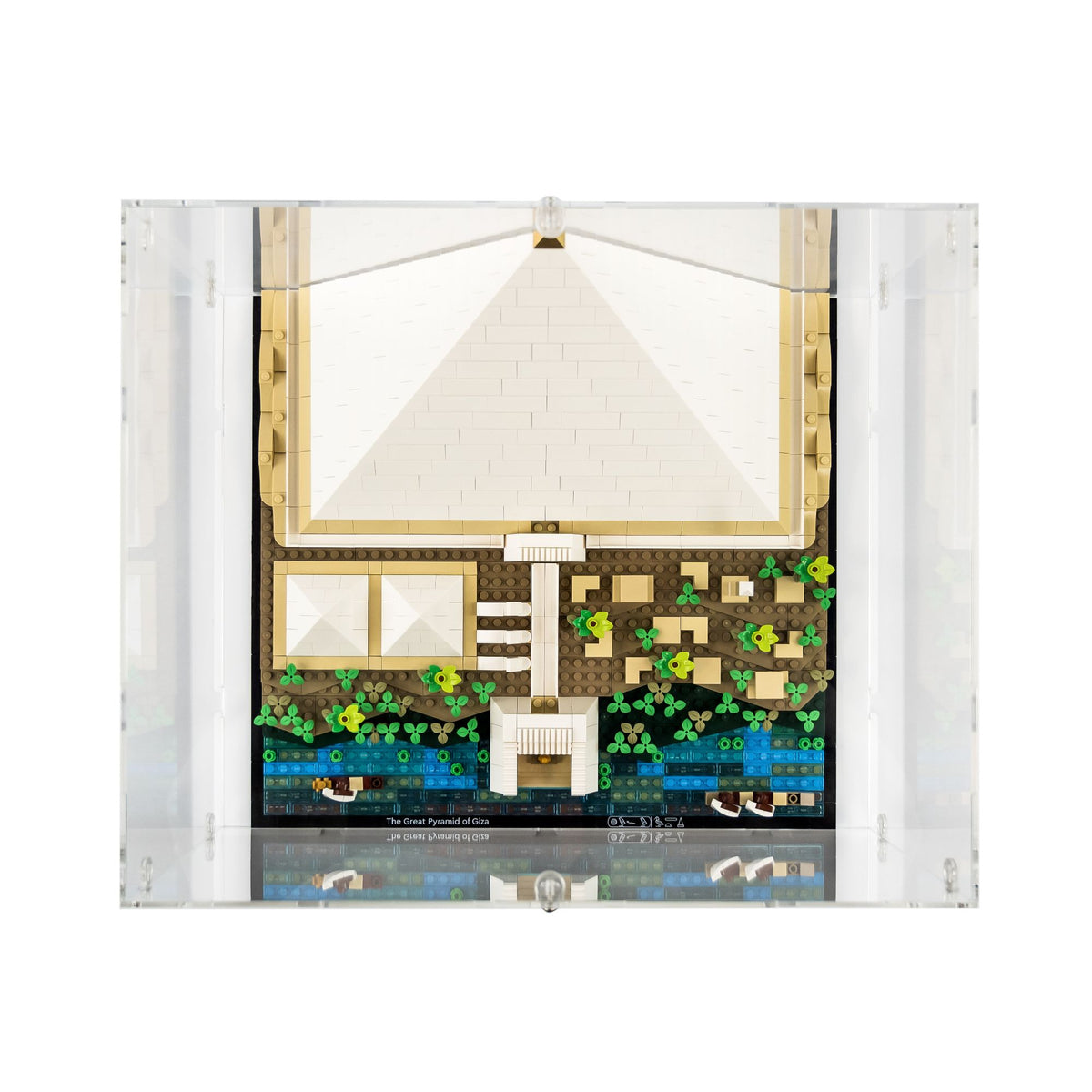 Great Pyramid of Giza Display Case for LEGO 21058