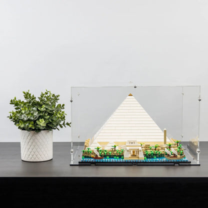 Great Pyramid of Giza Display Case for LEGO 21058