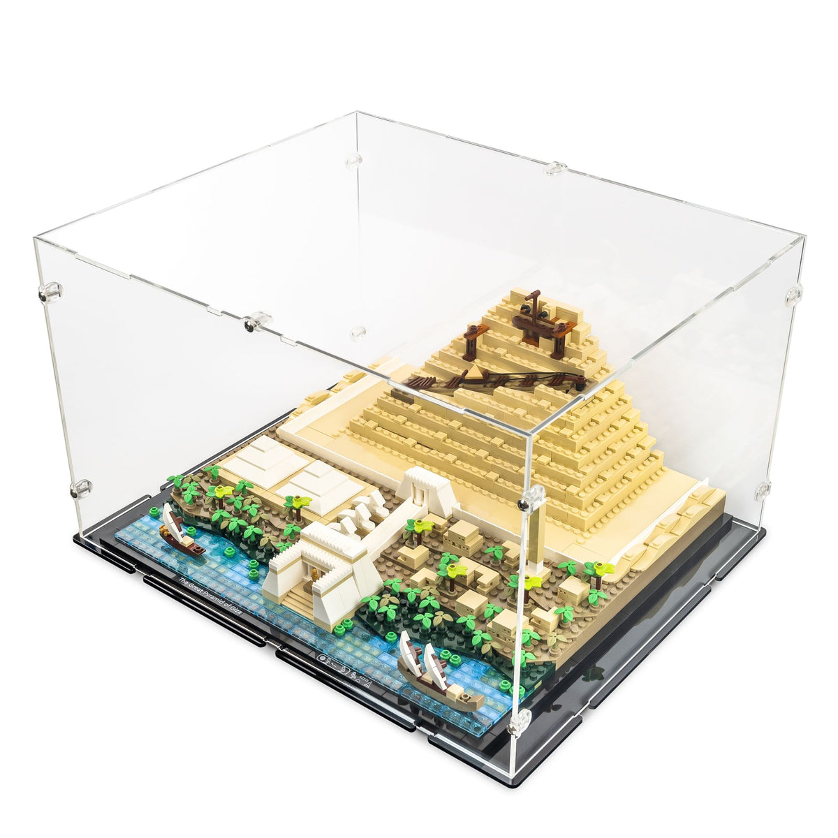 Great Pyramid of Giza Display Case for LEGO 21058