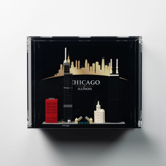 21033 Chicago Wall Mounted Display Case