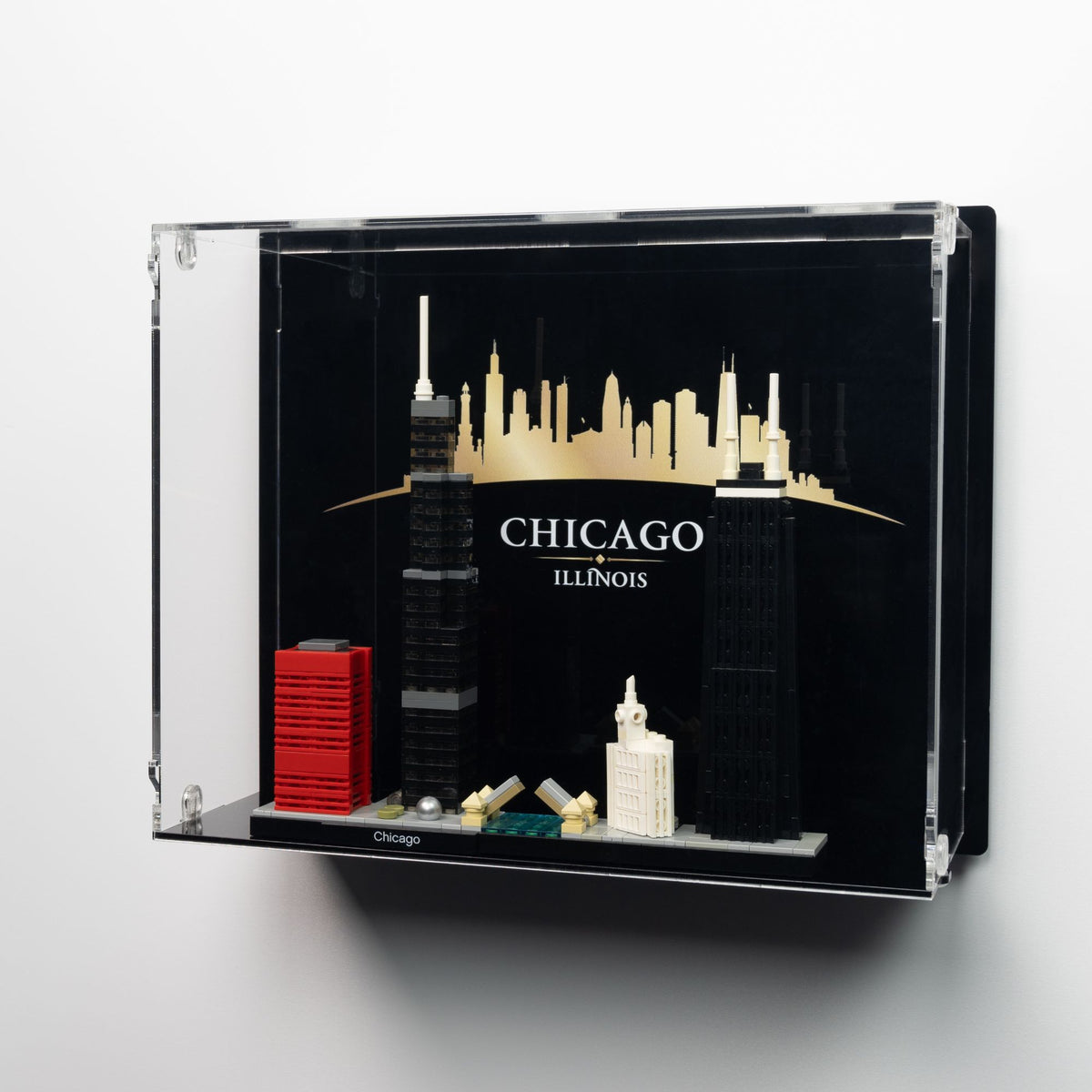 21033 Chicago Wall Mounted Display Case