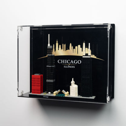 21033 Chicago Wall Mounted Display Case