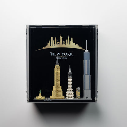 21028 New York City Wall Mounted Display Case