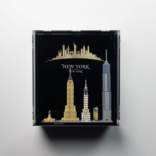 21028 New York City Wall Mounted Display Case