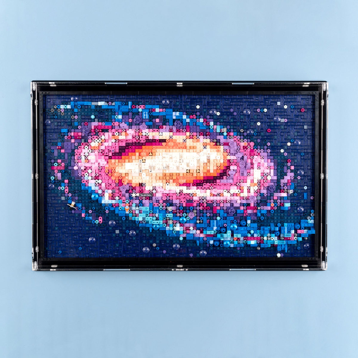 The Milky Way Galaxy Wall Mounted Display Case for LEGO 31212