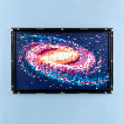 The Milky Way Galaxy Wall Mounted Display Case for LEGO 31212