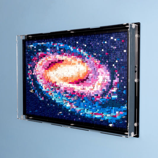 The Milky Way Galaxy Wall Mounted Display Case for LEGO 31212