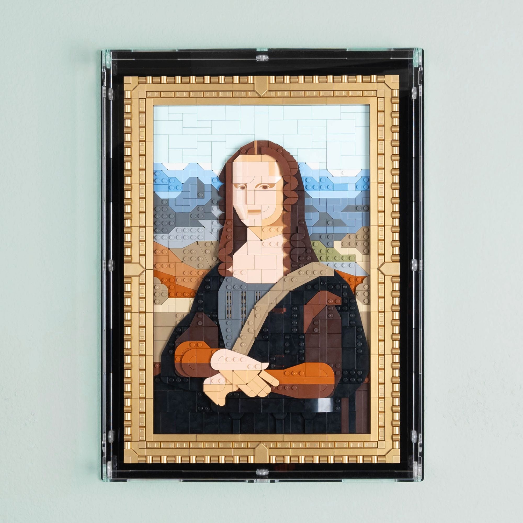 Mona Lisa Wall Mounted Display Case for LEGO 31213 – iDisplayit.co.uk